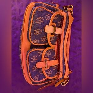 dooney and bourke blue purse vintage